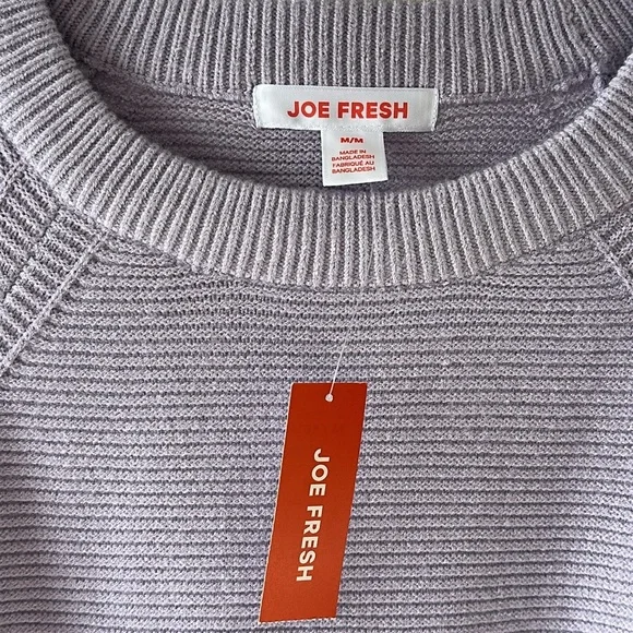 ✨NEW Joe Fresh Ribbed Sweater Size Medium - Picture 2 of 10
